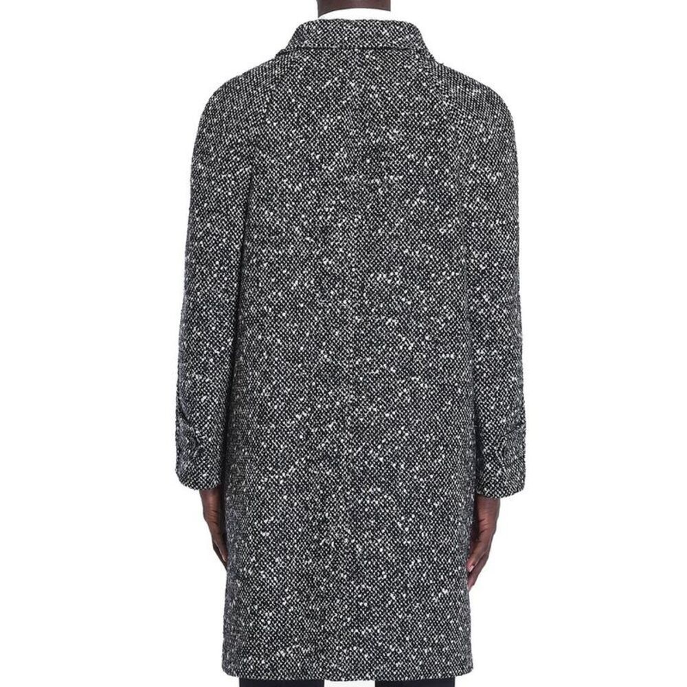 Celine Gray Mohair Men's Coat - Picture 3 of 4
